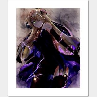 Fischl Anime Watercolor Posters and Art